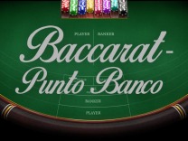 Baccarat – Punto Banco